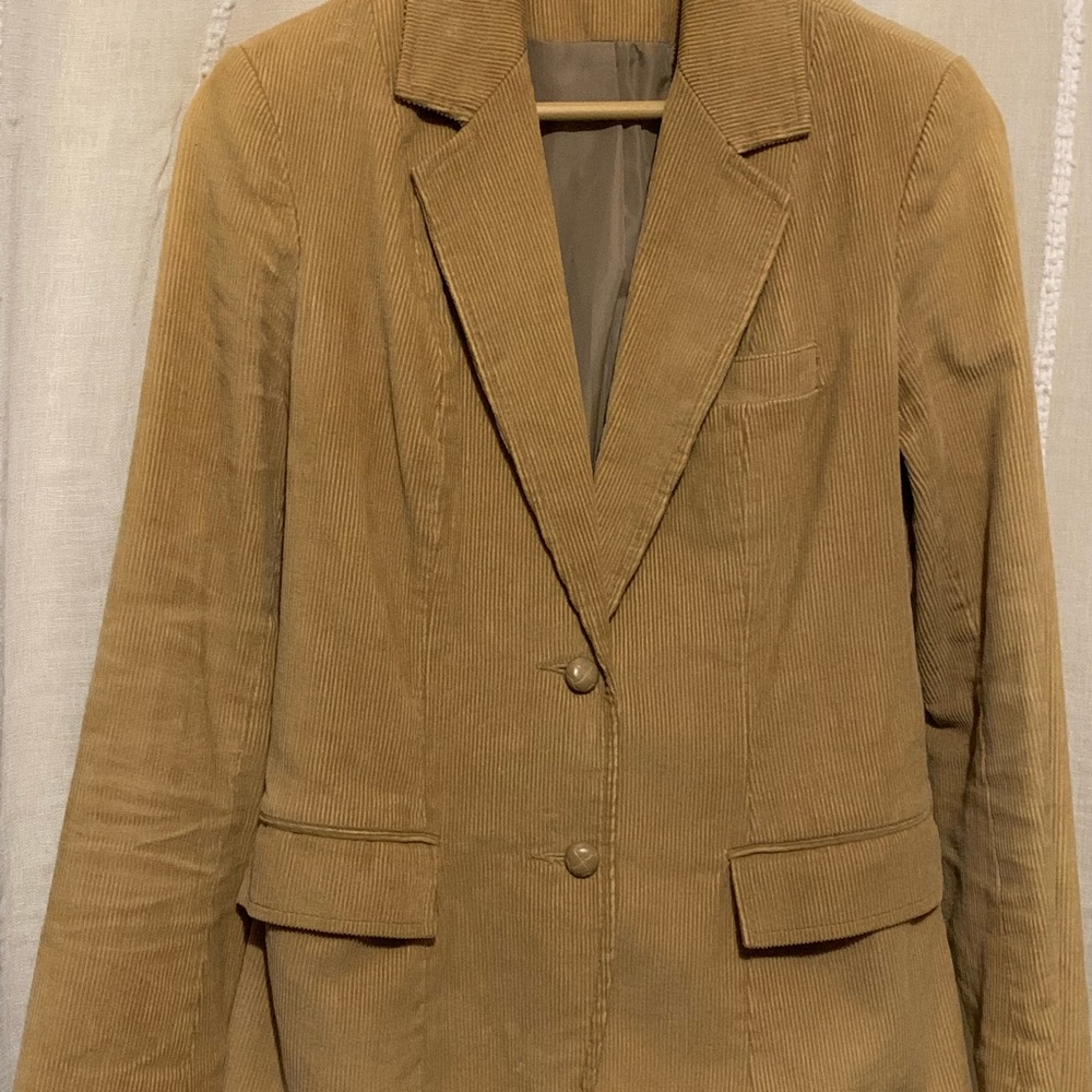 Vintage corduroy blazer jacket